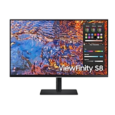 Samsung 32B800 32" IPS LED, 60 Hz, 5 ms GTG, 3840x2160, 300 cd/m2, Flicker Free, PBP, PIP, USB-C 90W, 3xUSB 3.0, Display Port 1.4, 2xHDMI 2.2, Black