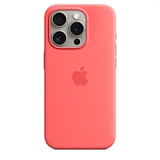 Apple iPhone 15 Pro Silicone Case with MagSafe - Guava