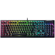 Razer BlackWidow V4 X Mechanical Gaming Keyboard, US Layout, Green Switch, Razer Chroma™ RGB, 6 Macro Keys, Lubricated Stabilizers, Media Roller