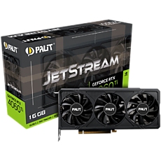 Palit RTX 4060Ti JetStream 16GB GDDR6, 128 bits, 1x HDMI 2.1a, 3x DP 1.4a, 3-fan, 1x 8-pin Power connector, recommended PSU 650W, NE6406T019T1-1061J