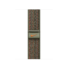 Apple 41mm Sequoia/Orange Nike Sport Loop