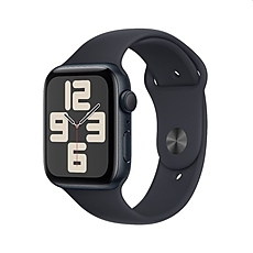 Apple Watch SE2 v2 GPS 44mm Midnight Alu Case w Midnight Sport Band - S/M