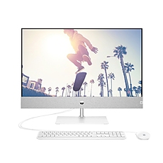 HP Pavilion All-in-One 27-ca2000nu Snowflake White, Core i7-13700T(up to 4.9GHz/30MB/16C), 27" FHD BV IPS Touch + 5MP Camera, 16GB 3200Mhz 2DIMM, 1TB PCIe SSD, WiFi ac 2x2 +BT 5, HP Keyboard & HP Mouse, Free DOS. 2Y Warranty