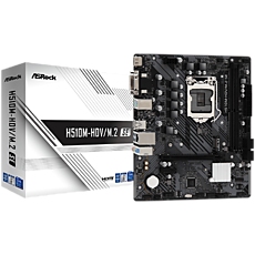 ASROCK Main Board Desktop H510M-HDV/M.2 SE (H470, S1200, 2xDDR4, 1xPCIe 4.0x16, 1xPCIe 3.0x1, 4x SATA3 , 1x M.2, 6x USB 3.2 Gen1, 6x USB 2.0, 1x VGA, 1x DVI-D, 1x HDMI, 1x GLAN) mATX, Retail