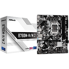 ASROCK MB B760  2 x DDR5 1 x HDMI Port 1 x DisplayPort 4 x SATA3 2 x Ultra M.2 Micro ATX