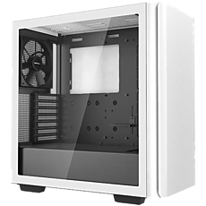 DeepCool CK500 White  Mid Tower Case, 	Mini-ITX / Micro-ATX / ATX / E-ATX,2xUSB3.0, 1xAudio, 1xType-C, ABS+SPCC+Tempered Glass, Mesh Pane R-CK500-WHNNE2-G-1