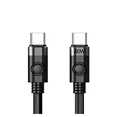 Orico кабел Cable USB C-to-C PD 60W Charging 1.0m Black - CDX-60CC-BK