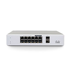 Cisco Meraki MS130-12X Cloud Mgd. 8GE + 4x(2.5GE) 240W PoE Switch