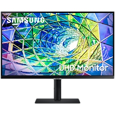 Monitor LED Samsung LS27A800UJPXEN HRM S80UA, 27" UHD FLAT 16:9 (3840x2160) IPS 60Hz, 300 cd/гЋЎ, 1000:1, HDR10, 5ms, 178/178, 1xDP 1xHDMI, 3xUSB 3.0 1xUSB-C (90W), 3.5 Jack, Tilt/Pivot/Swivel/HeightAdj (120mm), VESA 100x100, 3Y