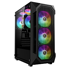 Gamdias кутия Case ATX - AURA GC1 Elite - Mesh, RGB, Tempered Glass