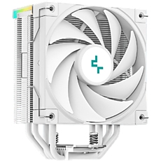 DeepCool AK400 Digital WH, CPU Air Cooler, 1x120mm FK120 PWM Fan, Digital Display, ARGB, TDP 220W, 4 Heatpipes, White, LGA1700/1200/115x, AMD AM5/AM4, 126x97x156 mm(LxWxH), 3Y, R-AK400-WHADMN-G