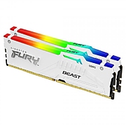 П°мµ‚ Kingston FURY Beast White RGB 64GB(2x32GB) DDR5 6000MHz CL36 AMD EXPO, KF560C36BWEAK2-64