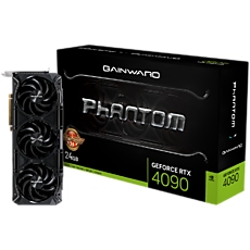 GAINWARD GeForce RTX 4090 Phantom GS 24GB GDDR6X 384bit, 2610MHz / 21Gbps, 3x DP 1.4a, 1x HDMI 2.1a, 3-slot, 3 fan, 1x 16-pin power connector, 1200W