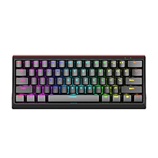 Marvo геймърска клавиатура Gaming Mechanical keyboard 61 keys TKL - KG962G - RED switches, RGB