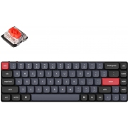 Геймърска Механична клавиатура Keychron K7 Pro QMK/VIA 65% Hot-Swappable Low Profile Gateron Red Switch RGB Backlight