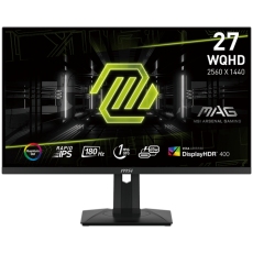 MSI MAG 274QRF QD E2 Gaming Monitor, 27" 170Hz, WQHD(2560x1440) 16:9, Rapid IPS Anti-glare, 1ms, 400nits, 1000:1, 178°/178°, Adaptive Sync, Adjustable Stand, 1x DP, 2x HDMI, 1xType-C, 3Y Warranty