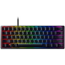 Huntsman V3 Pro Mini - US Layout, Gaming Keyboard, Analog Optical Switch Gen-2, 60% size, Razer Chroma™ RGB, Detachable Type C Cable, Doubleshot PBT Keycaps, 5052 Brushed Aluminum Alloy Top Case, Rapid Trigger Mode, Analog Input