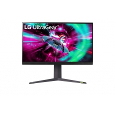 LG 32GR93U-B, 32", UltraGear IPS 1ms, AG, UHD 4K (3840x2160), 144Hz, HDR 400, 700:1, 400cd/m2, DCI-P3 95%, USB3.0 (1up/2down), VRR, AMD Free-sync, NVIDIA G-Sync, HDMI, DisplayPort, Height Adjustable, Pivot, Tilt, Headphone Out, Black