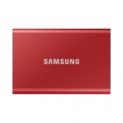 Външен SSD Samsung T7 Indigo Red SSD 500GB, USB-C, Червен
