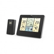 HAMA Електронна метеостанция с приложение, външен сензор, термометър/хигрометър/барометър