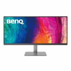 BenQ PD3420Q 34"W IPS LED 5ms 3440x1440 2K QHD, Design Mon, WQHD, AQCOL.,100% sRGB/98% P3,HDR400, B.I.,LBL,KVM, ICCsync, CAD/CAM, DualView, Contr.1000:1, 350 cd/m2, 2xHDMI,DP,USB-C(PD65W, DP Alt Mode),USB-C/USB 3.0x2, Sp.2x2.5W, HAdj., Swivel,Tilt, Gray