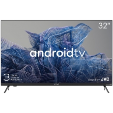 32', HD, Google Android TV, Black, 1366x768, 60 Hz, Sound by JVC, 2x8W, 33 kWh/1000h , BT5, HDMI ports 3, 24 months