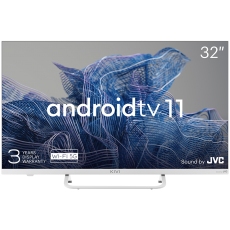 32', FHD, Android TV 11, White, 1920x1080, 60 Hz, Sound by JVC, 2x8W, 27 kWh/1000h , BT5.1, HDMI ports 3, 24 months