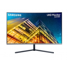 Samsung U32R590, 31.5" Curved VA LED, 60Hz, 4 ms GTG, 3840 x 2160, 250 cd/m2, 2500:1 Contrast, Display Port 1.2, HDMI 2.0, Gray