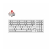 Геймърска Механична клавиатура Keychron K4 Pro White Hot-Swappable Full-Size K Pro Red Switch White LED