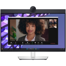 Monitor DELL P2424HEB Video Conferencing 24", 1920x1080 FHD, IPS Antiglare, 16:9, 1000:1, 250 cd/m2, 8ms/5ms, 178/178, 2xDP, HDMI, 2xUSB-C (DP/PD), USB-B, 3xUSB-A, RJ-45, Audio line out, 2x5W Speaker, Cam, Mic, Tilt, Swivel, Pivot, Height Adjust, 3Y