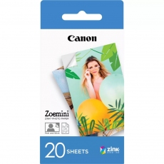 Canon Zink Paper ZP-203020S 20 Sheets (5 x 7.6 cm) for Zoemini Portable Printer