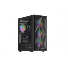 Genesis PC Case DIAXID 605 RGB Mini Tower Window, Black