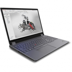 Lenovo ThinkPad P16 G2 Intel Core i9-13980HX(up to 5.6GHz, 36MB), 32GB (16+16) DDR5 5600MHz, 1TB SSD, 16" WQXGA (2560x1600) IPS AG, NVIDIA RTX 2000 Ada/8GB, FHD&IR Hybrid Cam, Color Calibration, Backlit KB, WLAN, BT, SCR, FPR, Win11Pro, 3Y