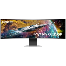 Monitor LED Samsung LS49CG950SUXDU Odyssey G95SC, 49" DQHD Curved 1800R 32:9 (5120x1440) QD-OLED 240Hz, 250 cd/m2, 1000000:1, 1xDP, 1xHDMI, 1xUSB Type-C, Speakers 2x5W, 3x USB, Tilt, Height Adj, Vesa 100x100, 2y