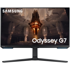 Monitor LED Samsung LS28BG700EPXEN Odyssey G70B, 28" UHD FLAT 16:9 (3840x2160) IPS 144Hz, 300 cd/гЋЎ, 1000:1, HDR400, 1ms (GTG), 178/178, FS, 1xDP 2xHDMI, 1xUSB 3.0 , 3.5 Jack, Tilt/Pivot/Swivel/HeightAdj (120mm), VESA 100x100, 2Y