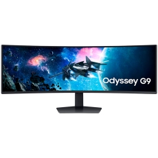 Monitor LED Samsung LS49CG950EUXEN Odyssey G95C, 49" DQHD Curved 1000R 32:9 (5120x1440) VA 240Hz, 450 cd/гЋЎ, 2500:1, HDR1000, 1ms (GTG), 178/178, FS Premium Pro, 1xDP 2xHDMI, 2xUSB 3.0 , 3.5 Jack, Tilt/Swivel/HeightAdj (120mm), VESA 100x100, 2Y