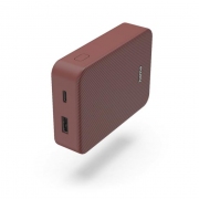 HAMA Външна батерия &quot;Colour 10&quot;, 10000 mAh, 2 изхода: USB-C, USB-A, червена