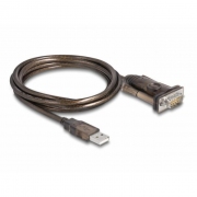 Адаптер Delock USB 2.0 Type-A - Serial RS-232 D-Sub 9 pin мъжко, 1.5 m