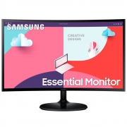 Monitor LED Samsung LS24C360EAUXEN S36C, 24" FHD Curved 1800R 16:9 (1920x1080) VA 75Hz, 250 cd/гЋЎ, 3000:1, 4ms, 178/178, FS, 1xVGA 1xHDMI, Tilt, VESA 75x75, 2Y