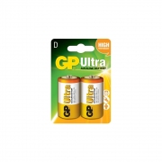 Алкална батерия GP ULTRA LR20 /2 бр. в опаковка/ 1.5V GP-BA-13AU21-SB2