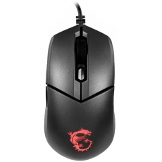 MSI CLUTCH GM11 Gaming Mouse, 89g (without cable), PixArt PMW-3325 Optical Sensor - 5000 DPI, RGB, OMRON Swtiches Rated for 10 Million Clicks, DPI Switch, 6 Programmable Buttons