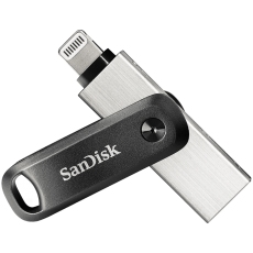 SanDisk iXpand Flash Drive Go 64GB - USB3.0 + Lightning - for iPhone and iPad, EAN: 619659169381