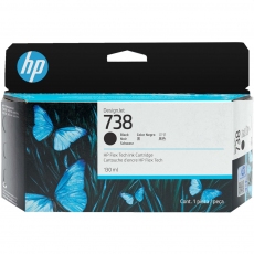 HP 738 130-ml Black DesignJet Ink Cartridge