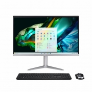 Kомпютър Acer Aspire All-In-One C24-1300, AMD Ryzen 3 7320U, 23.8&quot; FHD, 8GB DDR5, 512GB SSD, NO OS, Мишка, Клавиатура-кирилизирана