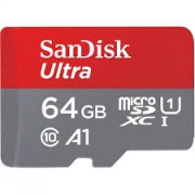 SanDisk Ultra microSDXC 64GB + SD Adapter 140MB/s  A1 Class 10 UHS-I - Imaging Packaging, EAN: 619659200039