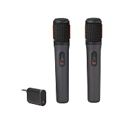 Комплект безжични микрофони JBL PartyBox Wireless Mic, 2 бр, До 30м
