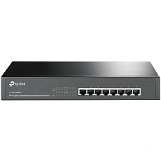 TP-Link 8-Port Gigabit PoE+ Switch, 8 Gigabit RJ45 Ports, 802.3at/af, 126W PoE Power, 1U 13-inch Rack-mountable Steel Case