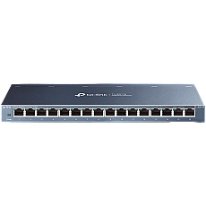 TP-Link TL-SG116P 16-Port Gigabit Desktop Switch with 16-Port PoE+, 802.3at/af, 120 W PoE Power, Desktop Steel Case, Extend Mode for 250m PoE Transmitting, Priority Mode for Port1-4, Isolation Mode, PoE Auto Recovery, Intelligent Power Management