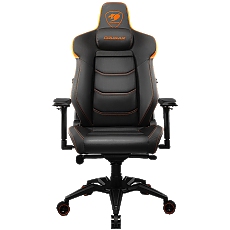 COUGAR Armor EVO, Gaming Chair, Integrated 4-way lumbar support, Magnetic neck pillow memory foam, Breathable PVC leather, Full steel frame for sturdy support, 4D adjustable armrest, 5-star base and extra-size wheels, Support up to 160kg