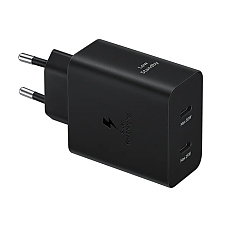 Samsung Power Adapter Duo 2x USB-C 50W - black